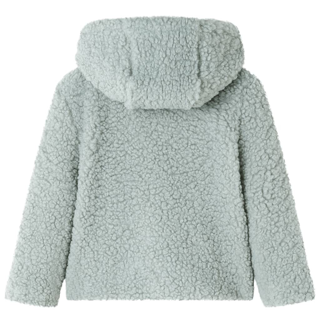 Veste pour enfants Vidaxl avec en peluche à capuche 104 Véhicule artificiel Green