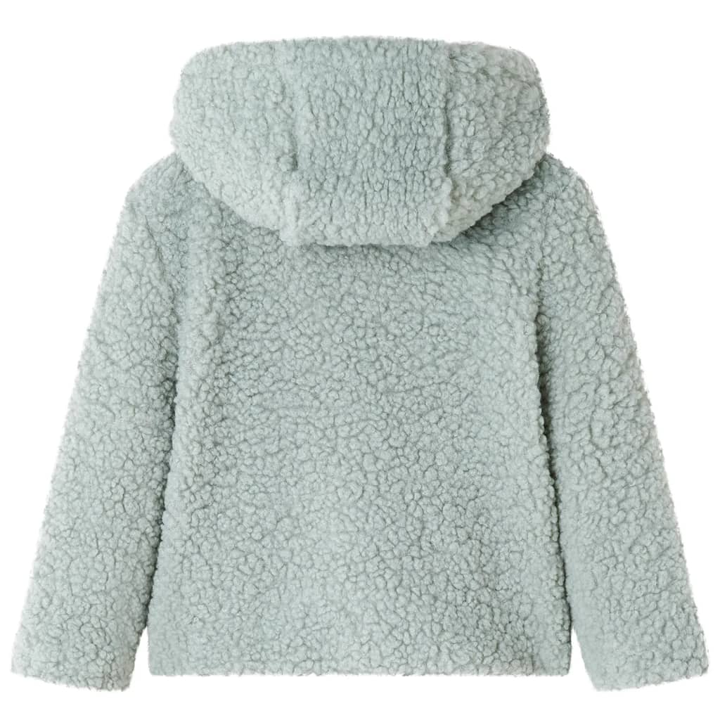 Veste pour enfants Vidaxl avec en peluche à capuche 140 Véhicule artificiel Green