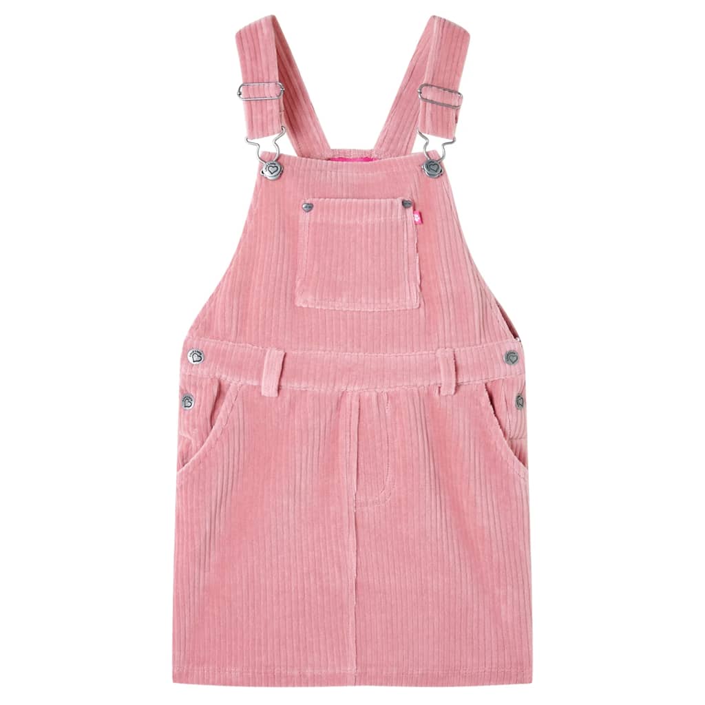 Vidaxl Children's Garden Robe 92 Rib Velvet Rose clair
