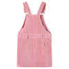 Vidaxl Children's Garden Robe 92 Rib Velvet Rose clair