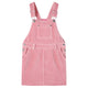 Vidaxl Robe de jardin pour enfants 116 côte en velours rose clair