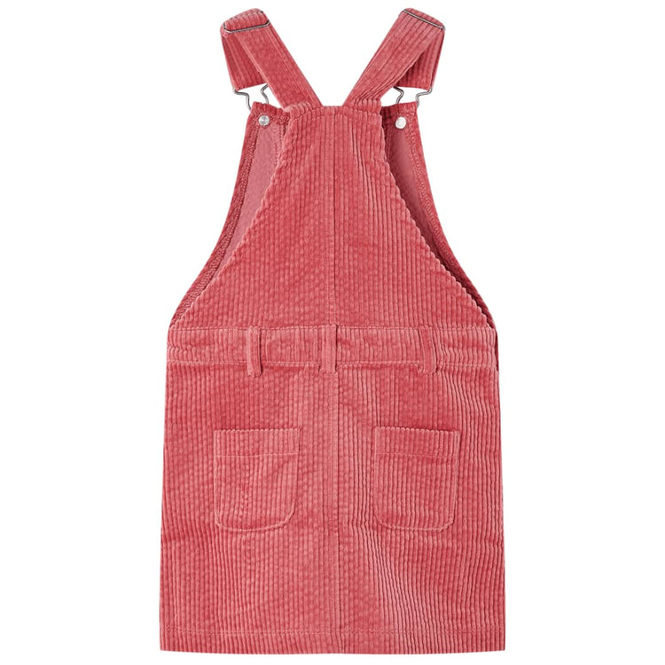 Vidaxl Children's Garden Robe 116 Rib Velvet Pink
