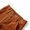 Vidaxl Kinderbroek 92 Rib Velvet Cognac colored