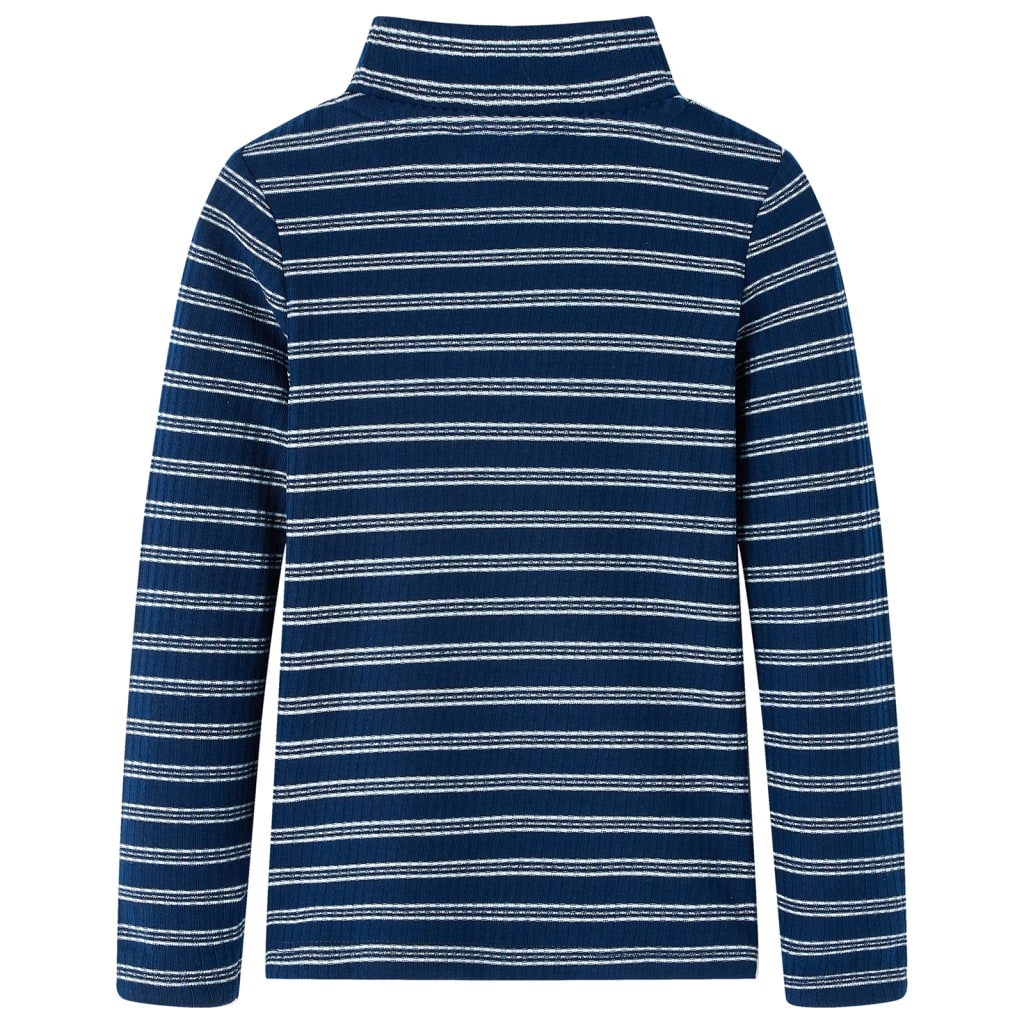 Vidaxl Child's Shirt à manches longues 92 bleu marine