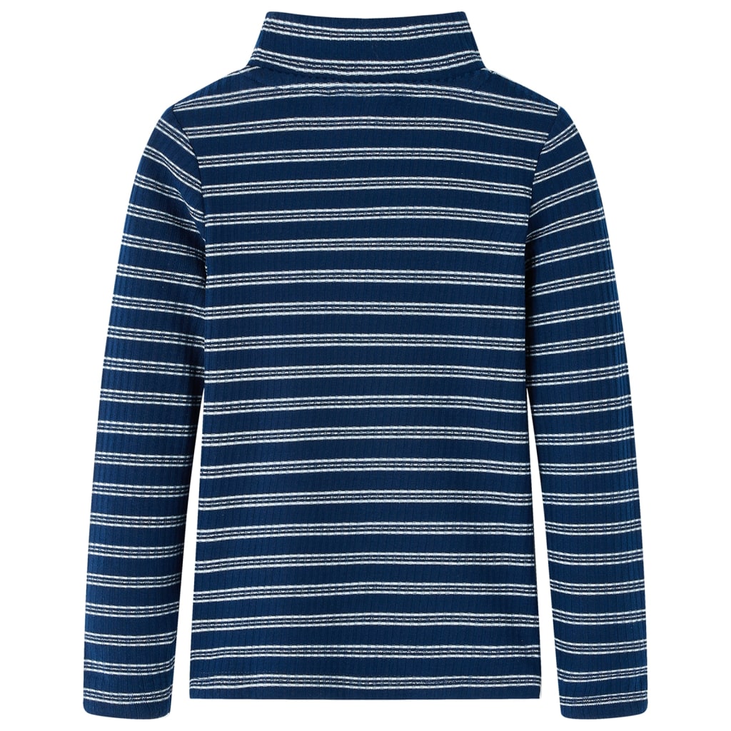 Vidaxl Child's Shirt à manches longues 104 bleu marine