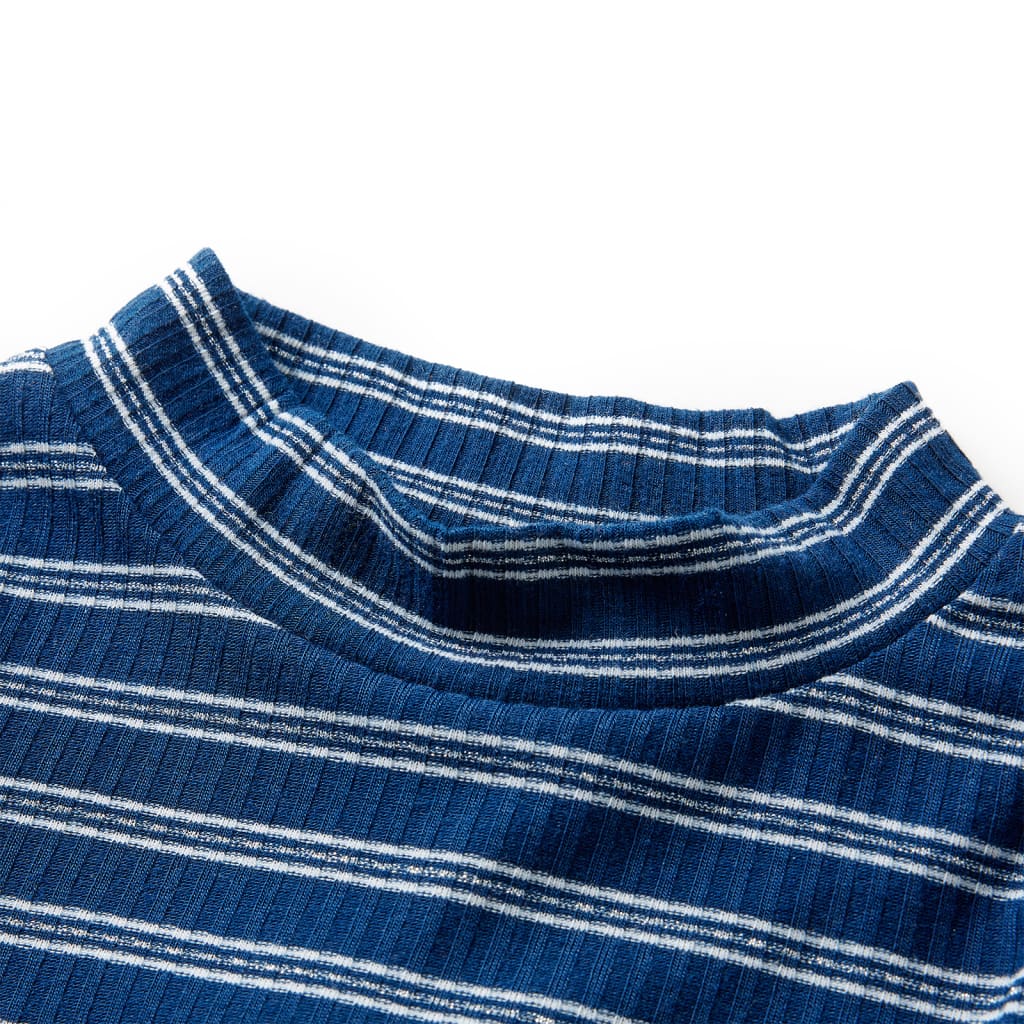 Vidaxl Child's Shirt à manches longues 104 bleu marine