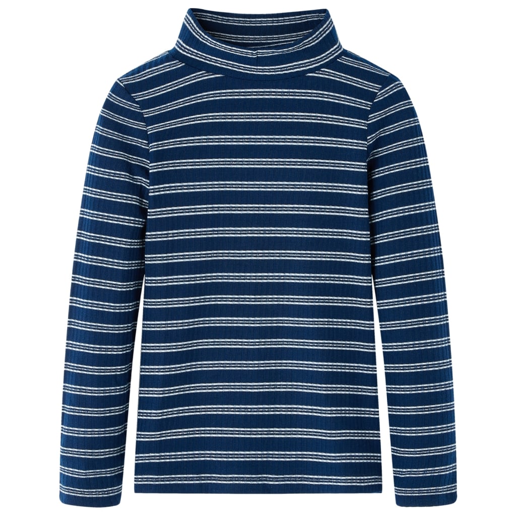 Vidaxl Child's Shirt à manches longues 116 bleu marine