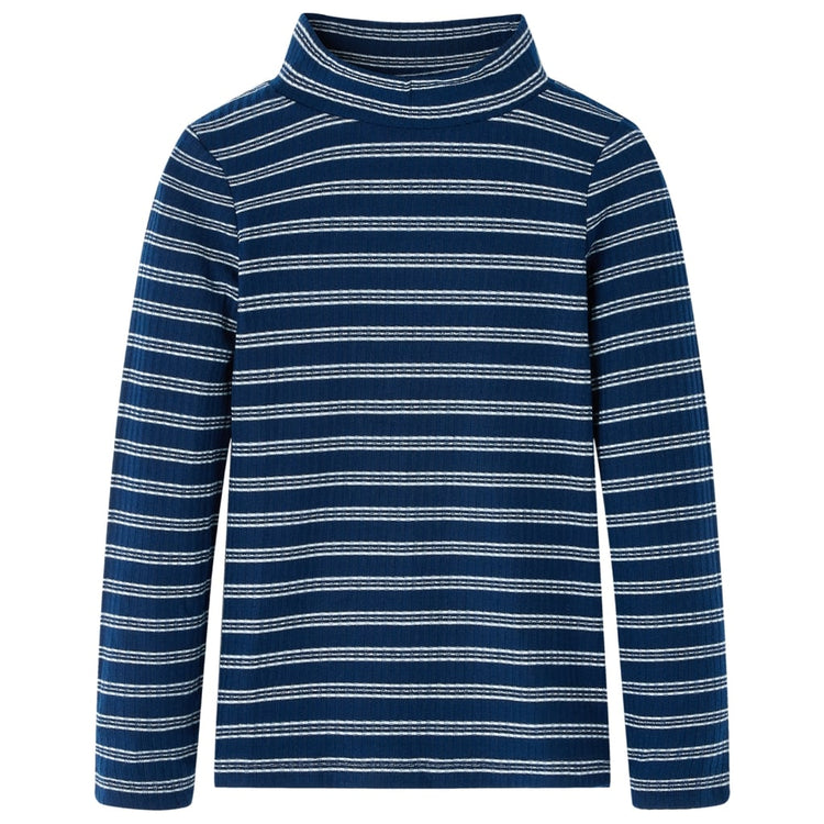 Vidaxl Child's Shirt à manches longues 116 bleu marine