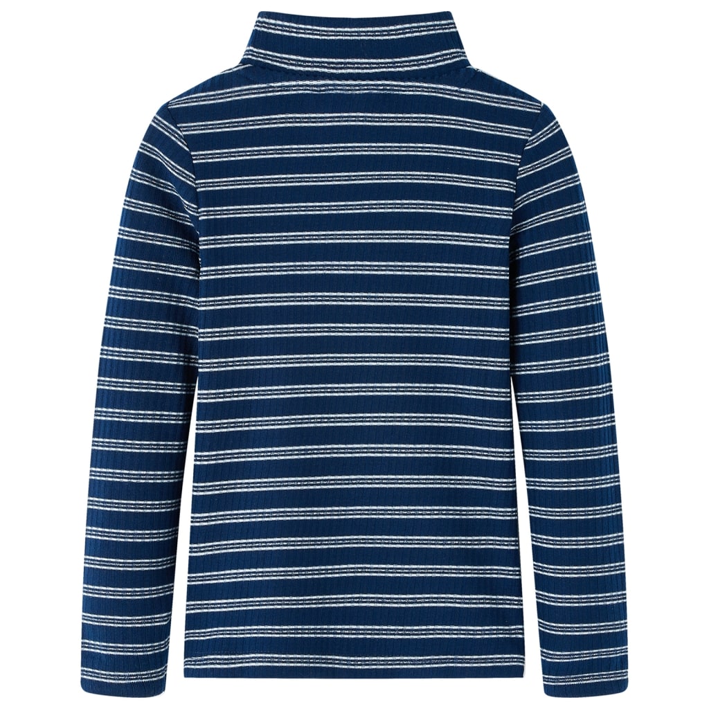 Vidaxl Child's Shirt à manches longues 116 bleu marine