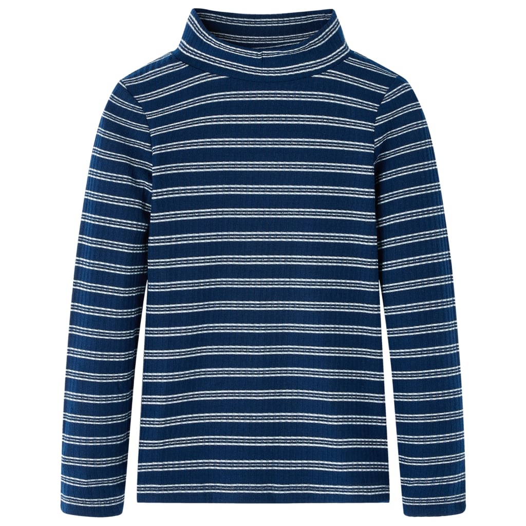 Vidaxl Child's Shirt à manches longues 140 bleu marine