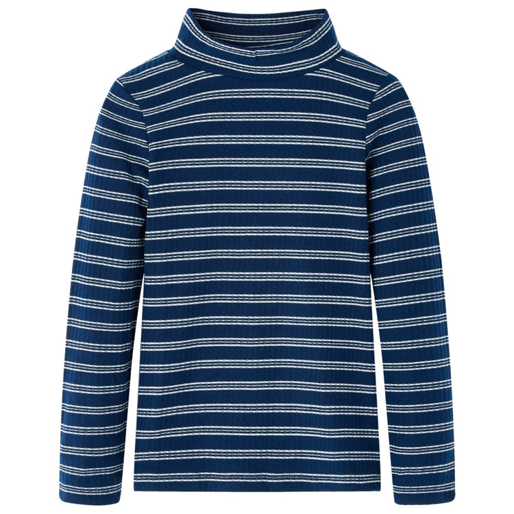 Vidaxl Child's Shirt à manches longues 140 bleu marine
