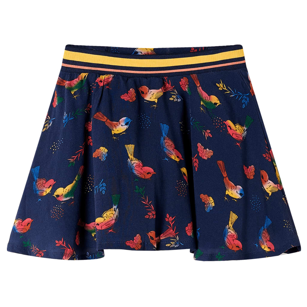 Vidaxl Jupe pour enfants 92 bleu marine