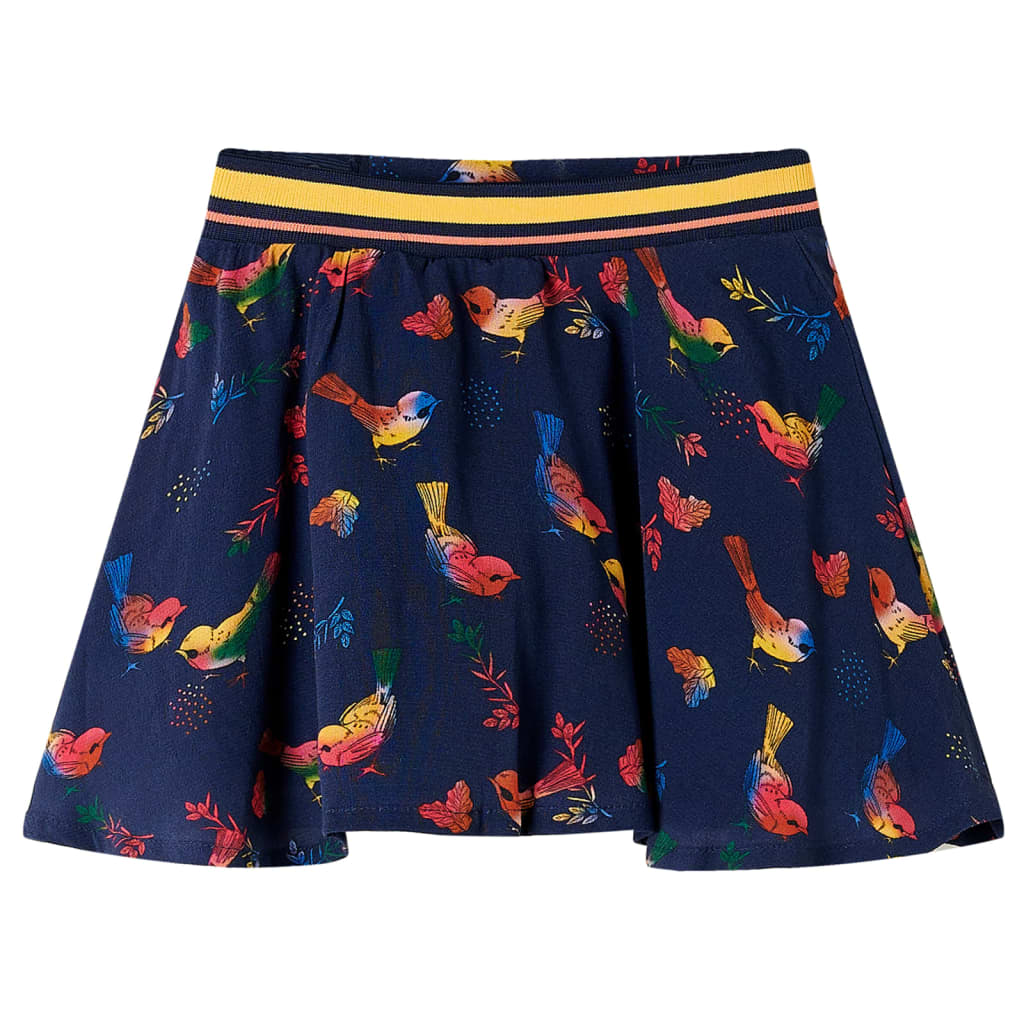 Vidaxl jupe pour enfants 116 bleu marine