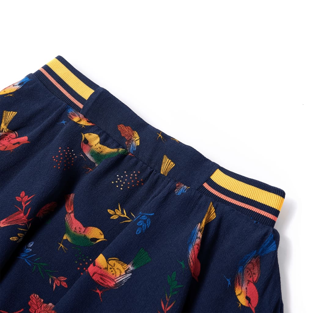 Vidaxl jupe pour enfants 116 bleu marine