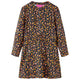 Vidaxl Robe pour enfants à manches longues 128 bleu marine