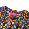 Vidaxl Robe pour enfants à manches longues 128 bleu marine