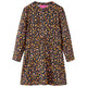 Vidaxl Robe pour enfants à manches longues 140 bleu marine