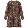 Vidaxl Robe pour enfants à manches longues 140 bleu marine