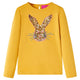 Vidaxl Children's Shirt avec manches longues 92 Ochère -colored