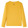 Vidaxl Children's Shirt avec manches longues 92 Ochère -colored