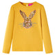 Vidaxl Children's Shirt avec manches longues 104 Ochère -colored