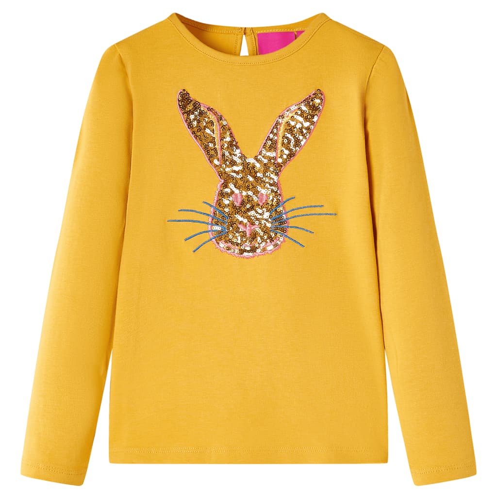 Vidaxl Children's Shirt à manches longues 116 Ochère -colored