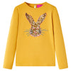 Vidaxl Child's Shirt à manches longues 140 Ochère -colored