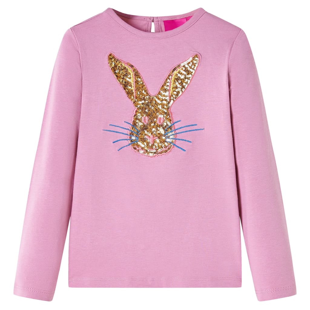 Vidaxl Child's Shirt à manches longues 92 Rose Brown