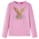 Vidaxl Child's Shirt avec manches longues 104 Rose Brown
