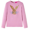 Vidaxl Child's Shirt à manches longues 140 Rose Brown