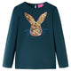 Vidaxl Children's Shirt à manches longues 104 Donkergroen