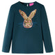 Vidaxl Child's Shirt à manches longues 128 Donkergroen