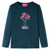 Vidaxl Child's Shirt à manches longues 128 Donkergroen