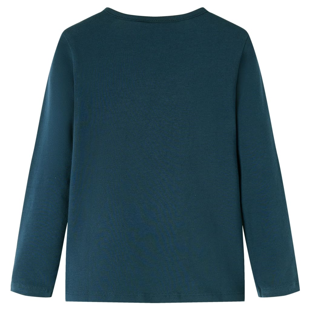 Vidaxl Child's Shirt à manches longues 140 vert foncé