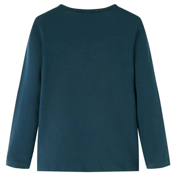 Vidaxl Child's Shirt à manches longues 140 vert foncé