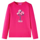 Vidaxl Child's Shirt à manches longues 116 rose vif