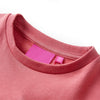 Vidaxl Bloc de couleur de pull pour enfants 140 rose et henné brillant