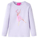 Vidaxl Child's Shirt à manches longues 92 lilas léger