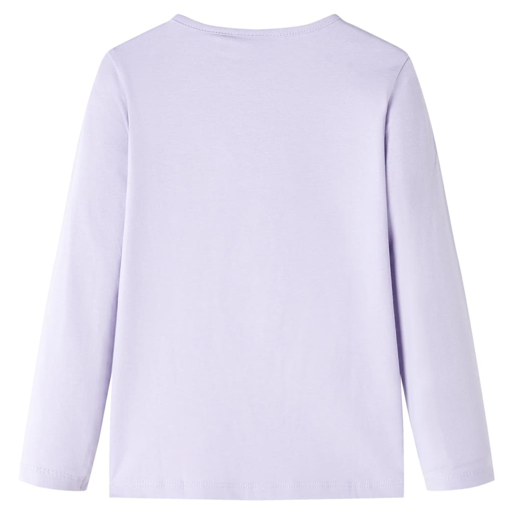 Vidaxl Child's Shirt à manches longues 128 lilas léger