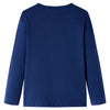 Vidaxl Child's Shirt à manches longues 104 bleu marine
