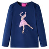 Vidaxl Child's Shirt à manches longues 140 bleu marine