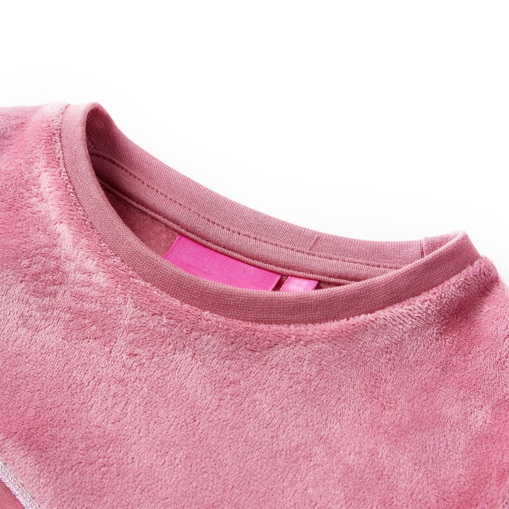 Vidaxl Child's Pull Velvet Patchwork 116 Couleur de framboise