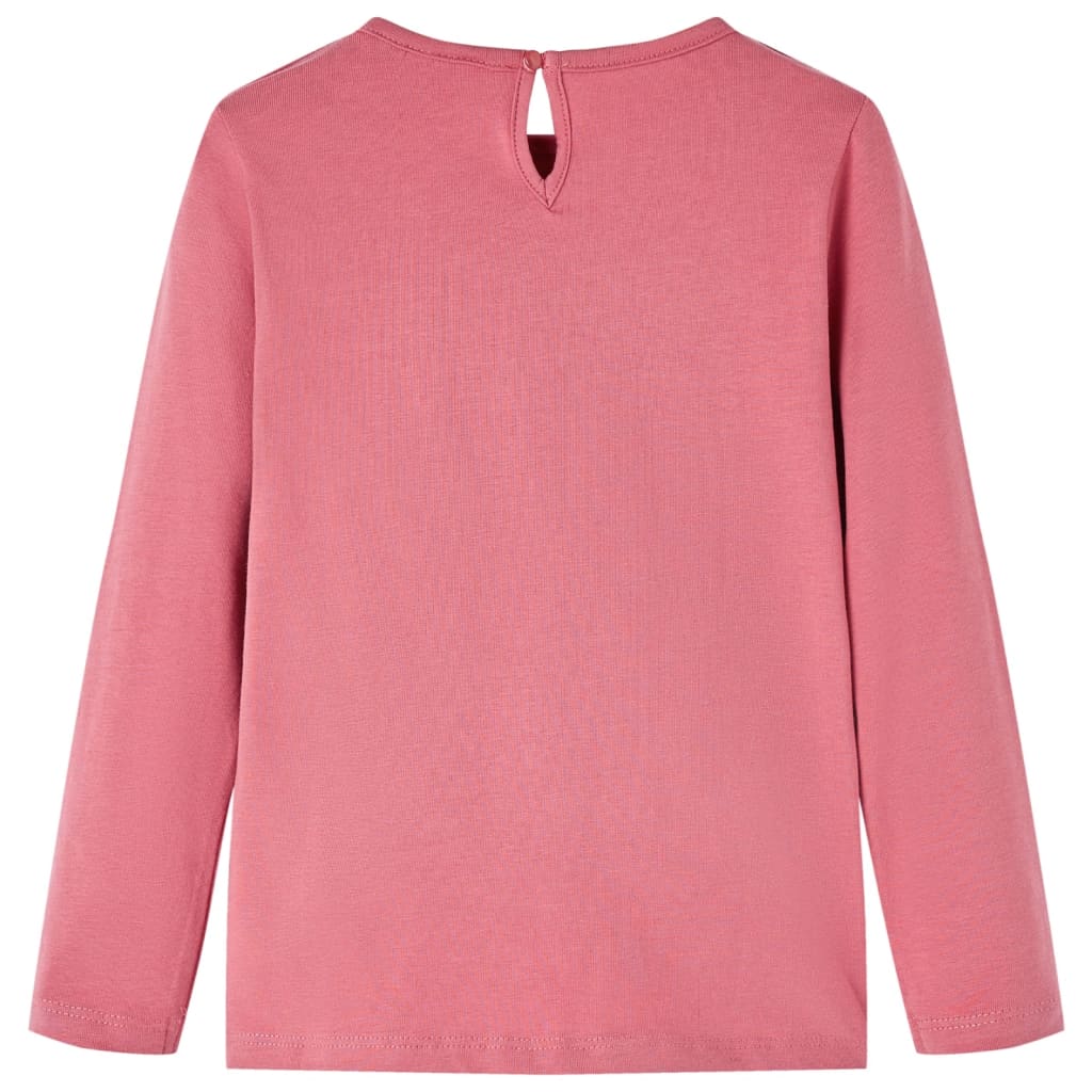 Vidaxl Child's Shirt à manches longues 92 Old Pink