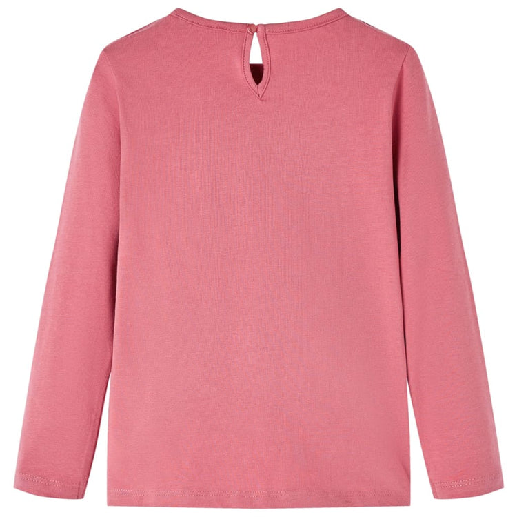 Vidaxl Child's Shirt à manches longues 92 Old Pink