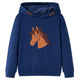 Pull pour enfants vidaxl avec capuche 116 bleu marine