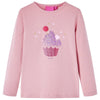 Vidaxl Child's Shirt à manches longues 104 rose clair