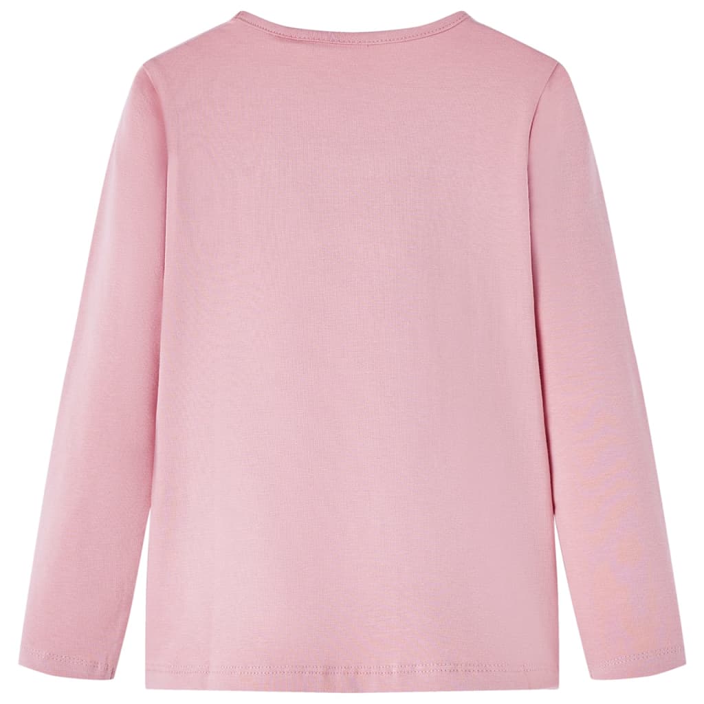 Vidaxl Child's Shirt à manches longues 104 rose clair