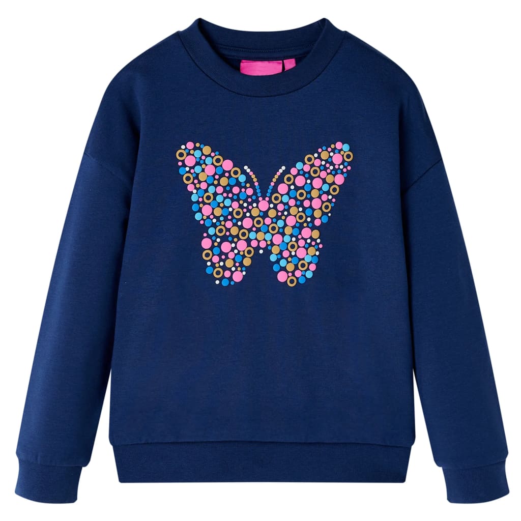 Pull pour enfants Vidaxl 116 bleu marine