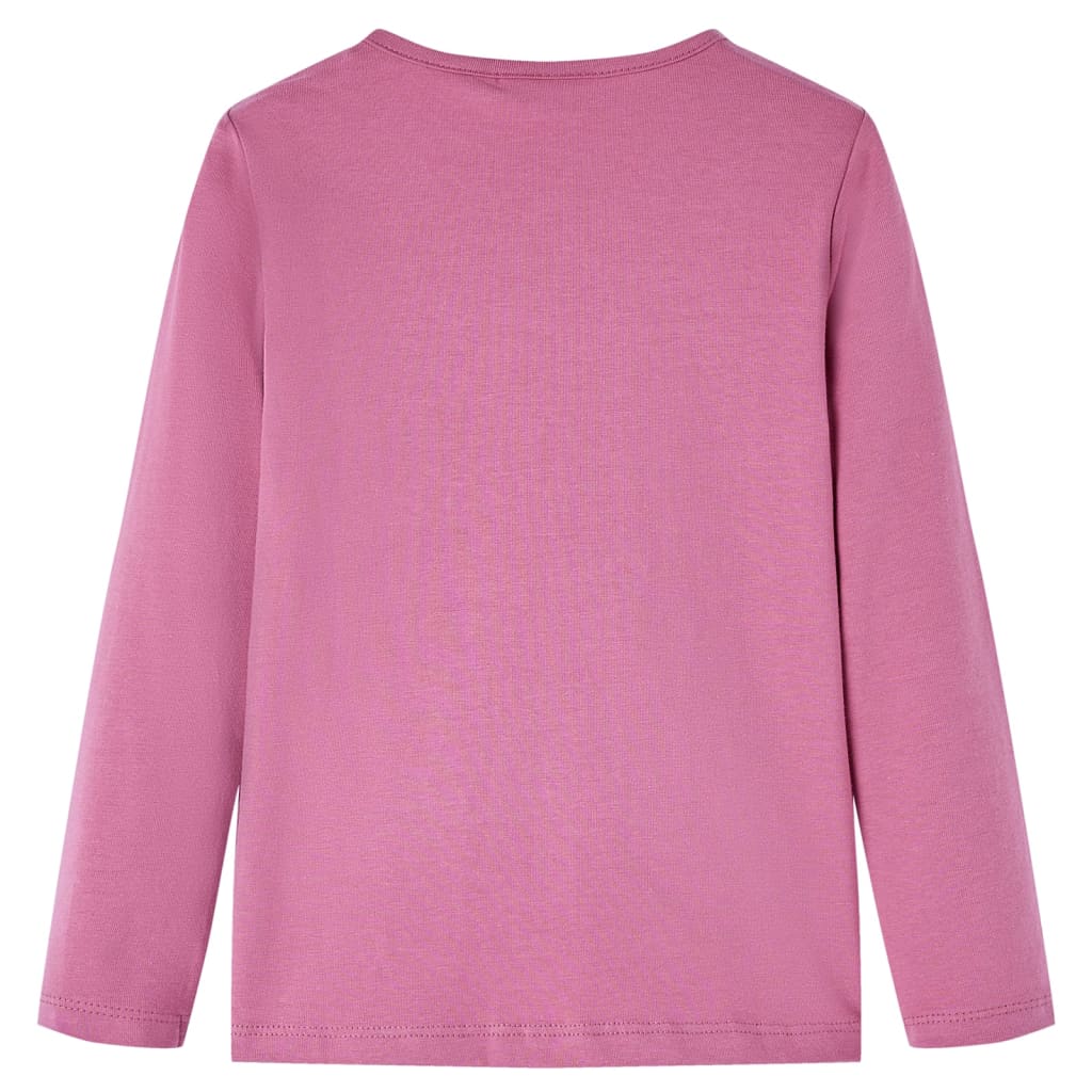 Vidaxl Children's Shirt à manches longues 104 Couleur de framboise