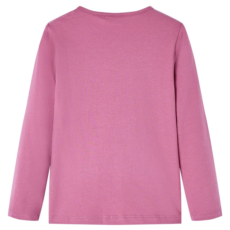Vidaxl Children's Shirt à manches longues 116 Couleur de framboise